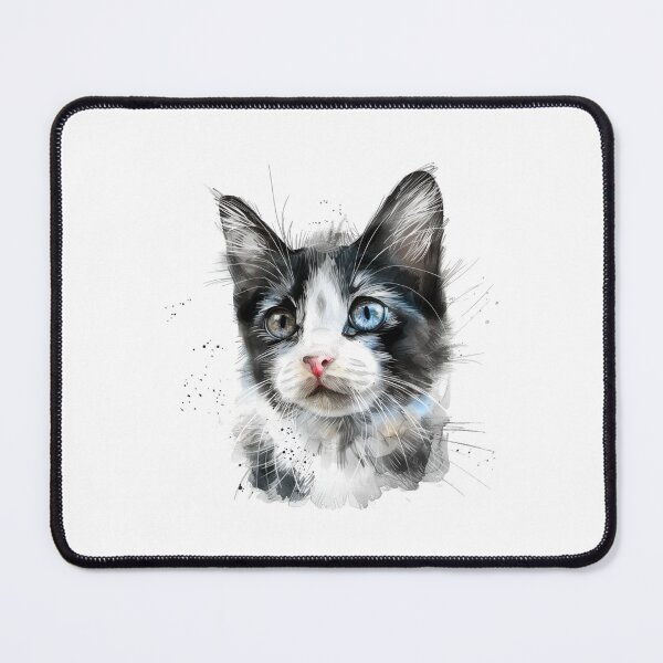 Item preview, Cat | Black & White Cat | Minimal Pet Aesthetic Art designed and sold by Mandayartstudio.