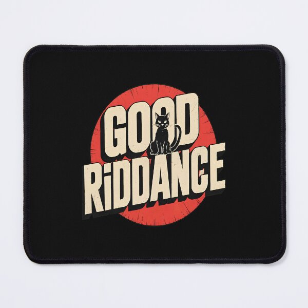Item preview, Good Riddance Black Cat Retro designed and sold by BrianBecker68.