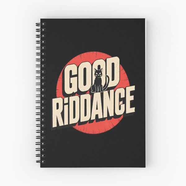 Item preview, Good Riddance Black Cat Retro  designed and sold by BrianBecker68.