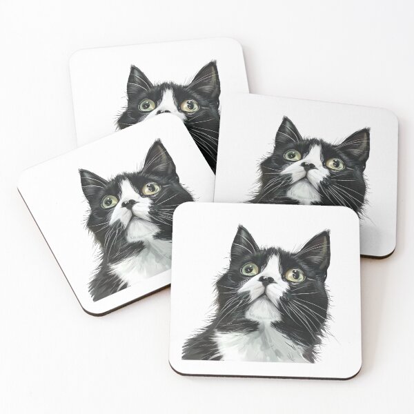 Item preview, Cat | Black & White Cat | Minimal Pet Aesthetic Art designed and sold by Mandayartstudio.