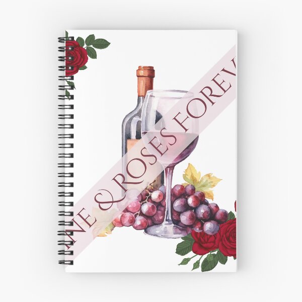 Item preview, Wine And Roses Forever Grape Bottle Floral Graphic designed and sold by SaitoMio.
