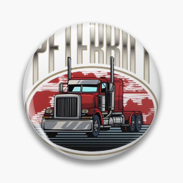 Item preview, Red Peterbilt Oval Edition Classic Truck Design designed and sold by JeremyMcs.