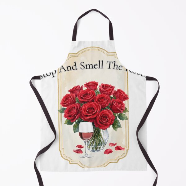 Item preview, Stop And Smell The Roses Red Floral Wine Graphic designed and sold by SaitoMio.