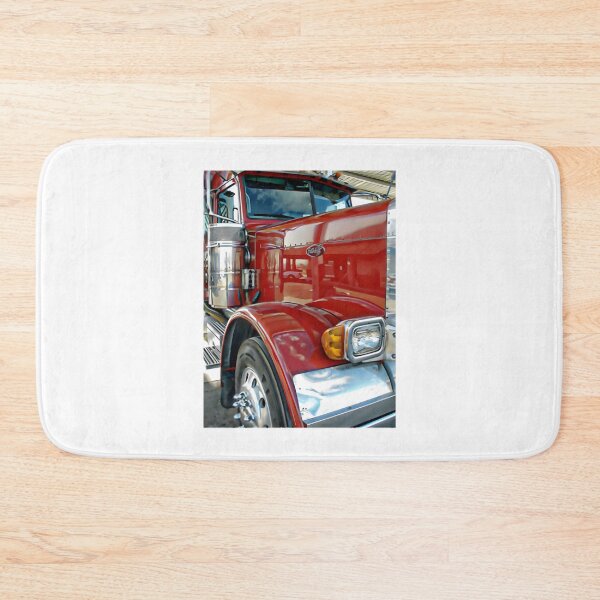 Item preview, Red Peterbilt Truck Illustration for Trucking Enthusiasts and Vehicle Lovers designed and sold by JeremyMcs.