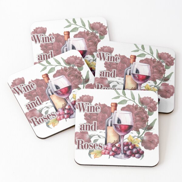Item preview, Wine And Roses Classic Still Life Floral Graphic designed and sold by SaitoMio.