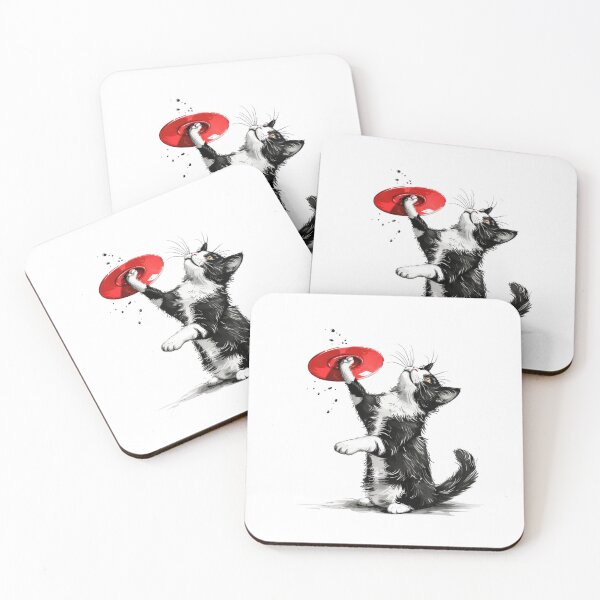Item preview, Cat | Black & White Cat | Minimal Pet Aesthetic Art designed and sold by Mandayartstudio.