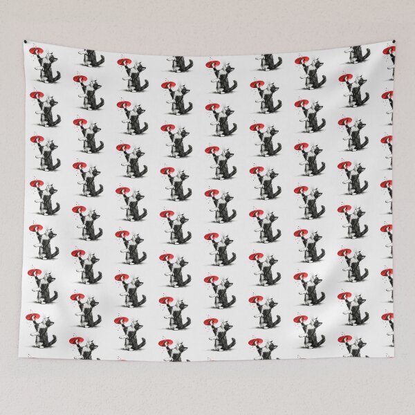 Item preview, Cat | Black & White Cat | Minimal Pet Aesthetic Art designed and sold by Mandayartstudio.
