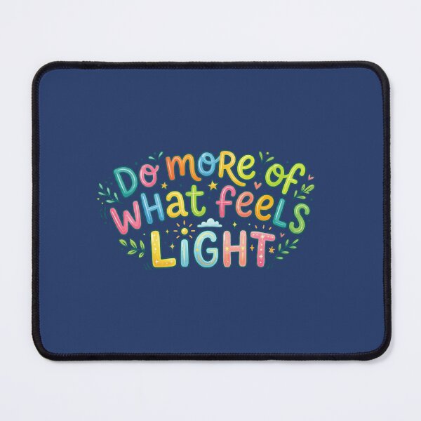 Item preview, Do More of What Feels Light – Minimalist Inspirational Quote designed and sold by WallMuseStudio .