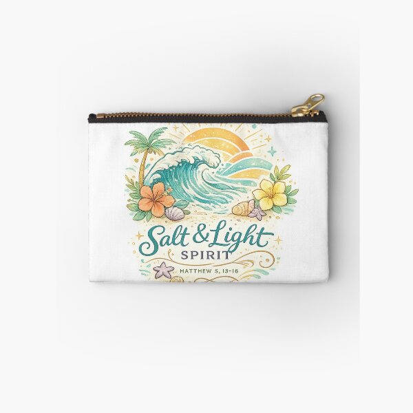 Item preview, Salt and Light Spirit Christian Beach Faith Art Design Print designed and sold by inkoutninja.