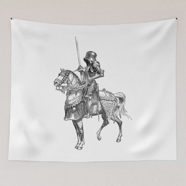 Item preview, Jouster wearing a Rennzeug suit of armor designed and sold by Hedrin.
