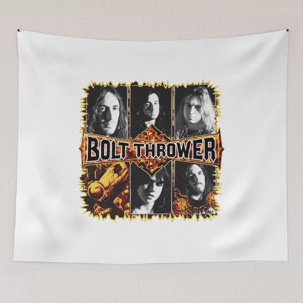 Item preview, BOLT THROWER Band Members Collage Metal Gear  designed and sold by BRIANLLIAM.