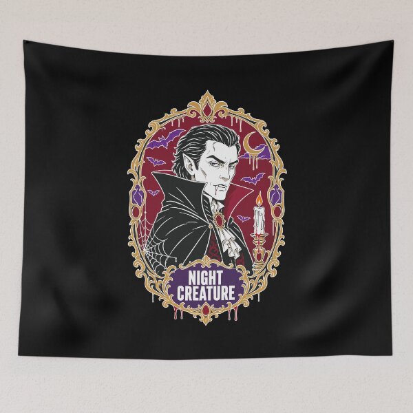 Item preview, Halloween Night Creature Gothic Vampire Horror designed and sold by Uglyandcute.