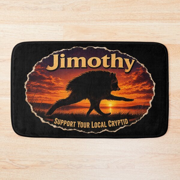 Item preview, Jimothy - Support Your Local Cryptid designed and sold by Shy Fractal Designs.