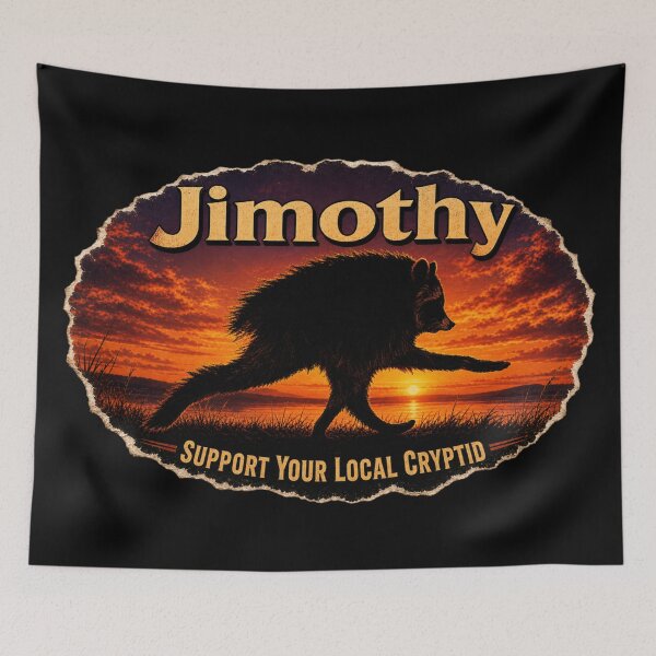Item preview, Jimothy - Support Your Local Cryptid designed and sold by Shy Fractal Designs.