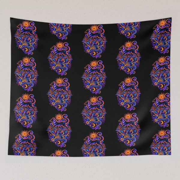 Item preview, Spooky Black Cat Witch Hat Halloween Neon Gothic designed and sold by QuiteOrbit.