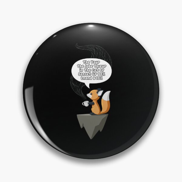 Item preview, Fox Sipping Hot Drink On Floating Rock Art designed and sold by BRIANLLIAM.