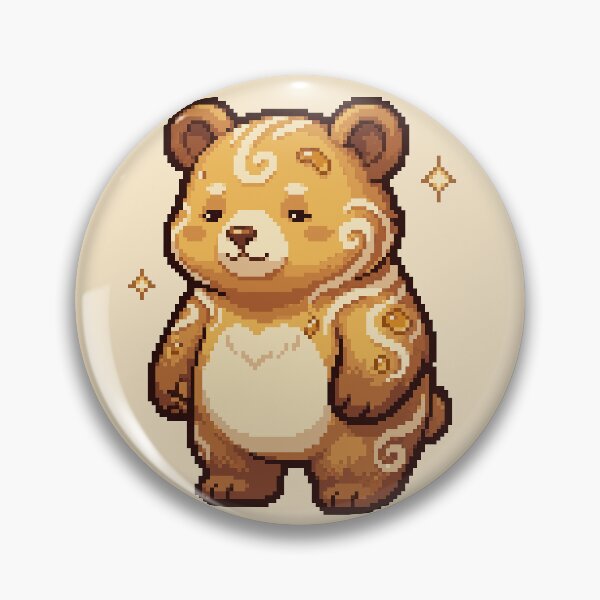 Item preview, Enchanted Honey Cake Bear Familiar designed and sold by PixelBrujeria.