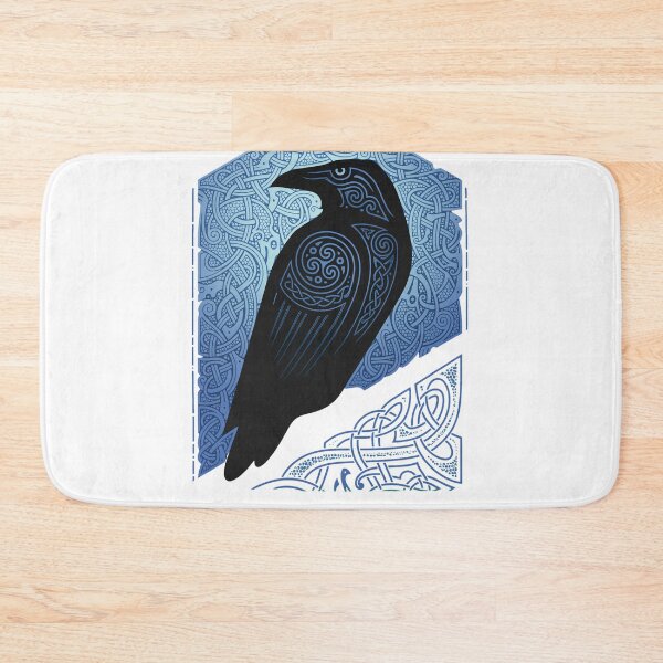 Item preview, Knotwork Raven Hexagon Mystic Bird Design designed and sold by BRIANLLIAM.