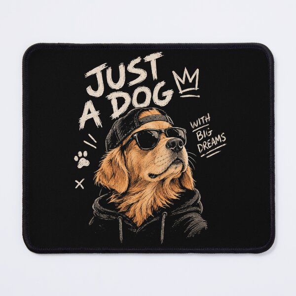 Item preview, Just A Dog With Big Dreams - Cool Golden Retriever Streetwear designed and sold by GenZFashion000.