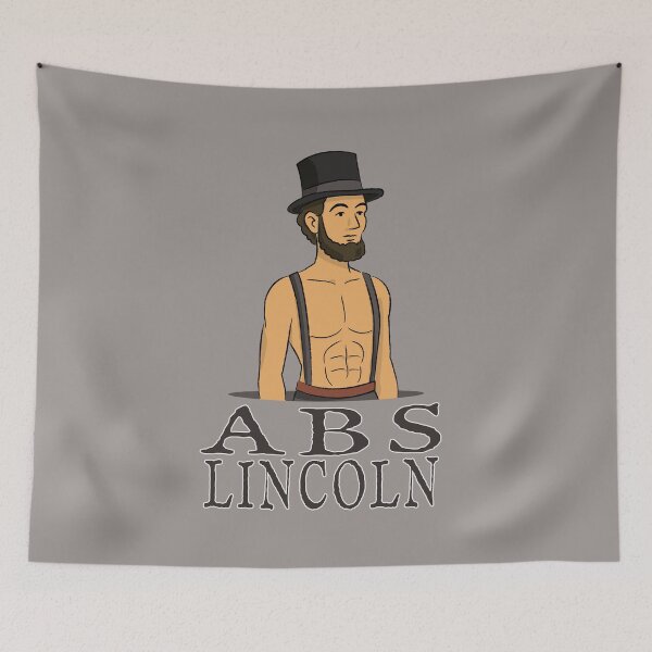 Artikelvorschau, Abs Lincoln – Sexy Abraham Lincoln entworfen und verkauft von Fun Funky Designs.