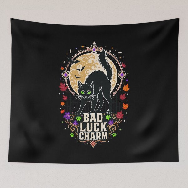 Item preview, Halloween Bad Luck Charm Black Cat Gothic designed and sold by Uglyandcute.