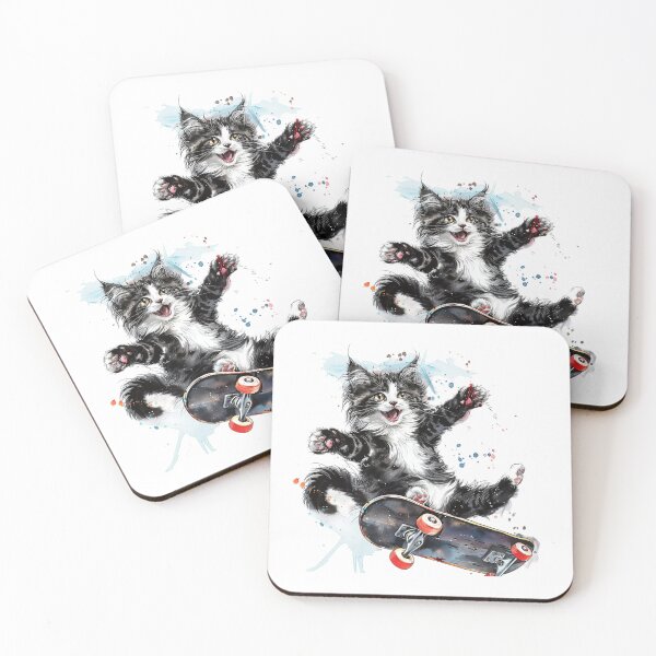 Item preview, Cat | Black & White Cat | Minimal Pet Aesthetic Art designed and sold by Mandayartstudio.