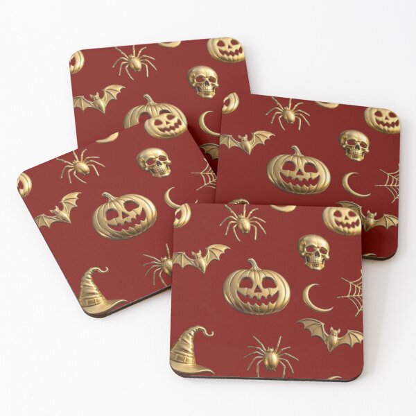Item preview, Golden Halloween Shadows – Luxe & Mystique designed and sold by Catfcreations.