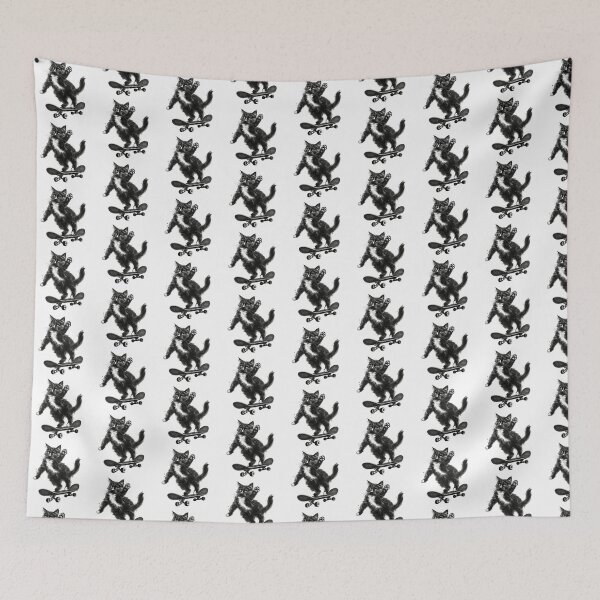 Item preview, Cat | Black & White Cat | Minimal Pet Aesthetic Art designed and sold by Mandayartstudio.