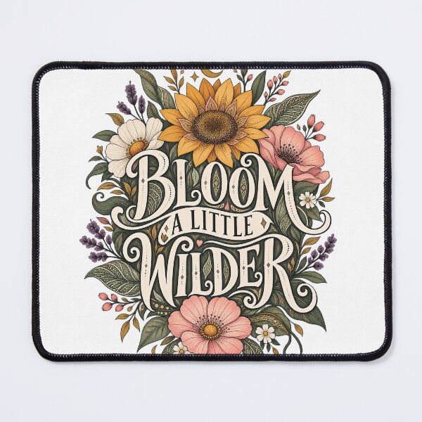 Item preview, Bloom A Little Wilder Boho Floral Botanical Art designed and sold by InkMeander.