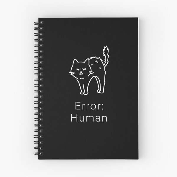 Item preview, Error: Human | Scared Cat | Cat Operating System designed and sold by ContigoART.