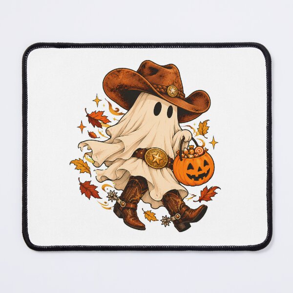 Item preview, Cowboy Ghost Spurred Boots Lantern Halloween Southern designed and sold by chattsuede.