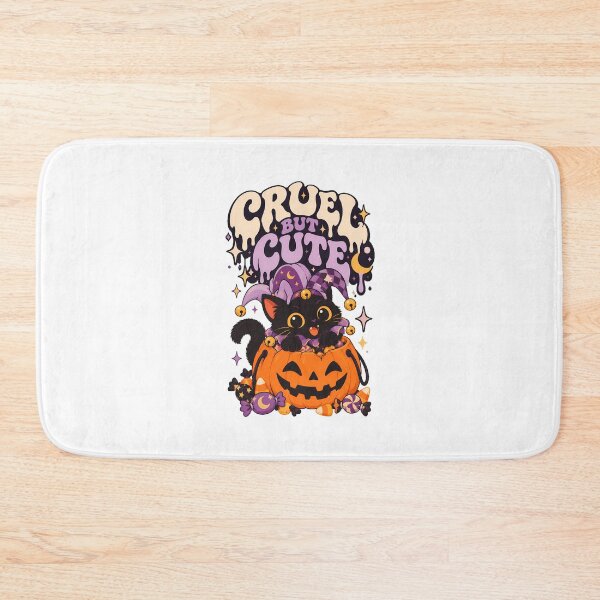 Item preview, Goth Cat Jester Hat Jack-O-Lantern Halloween Pastel designed and sold by chattsuede.