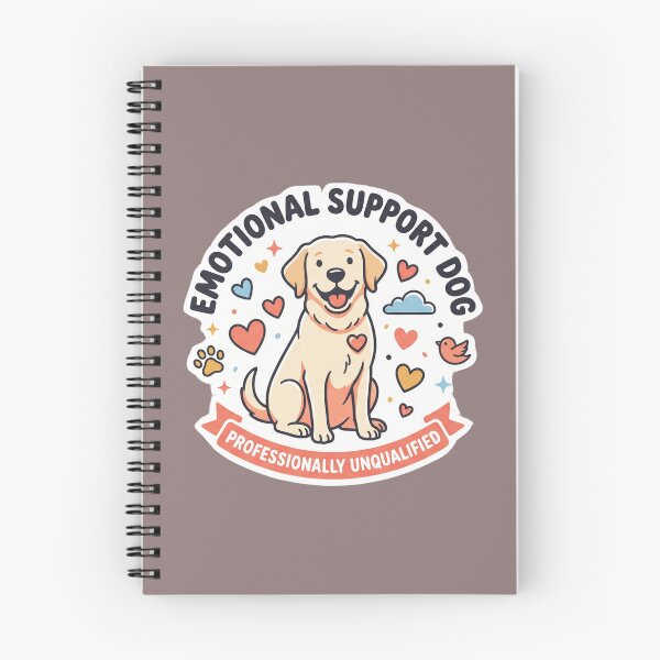 Item preview, Cute Funny Emotional Support Dog Professionally Unqualified Therapy Pet designed and sold by BiniClicks.