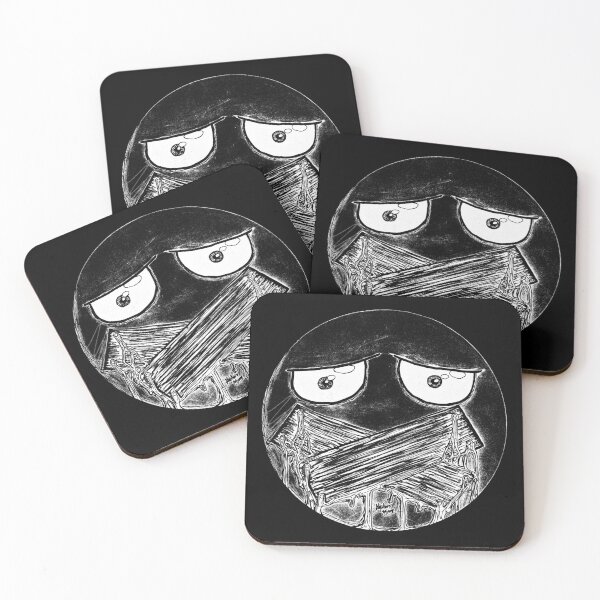 Item preview, Boarded Mouth Scar-E-Moji (Threshold Edition) designed and sold by Grimmlar.