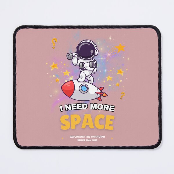 Item preview, I Need More Space Funny Astronaut Rocket designed and sold by creativerooney.