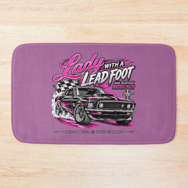Item preview, Lady With a Lead Foot 1969 Mustang Boss 429 T-Shirt designed and sold by TZehrfeldPhotos.
