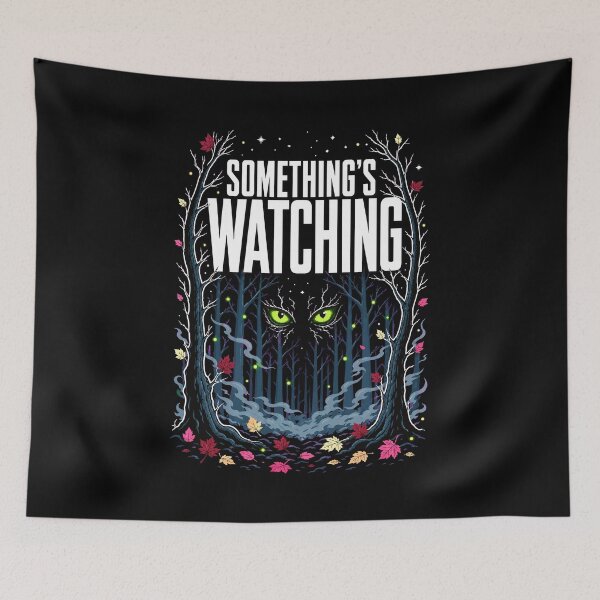 Item preview, Halloween Something's Watching Creepy Forest Horror designed and sold by Uglyandcute.
