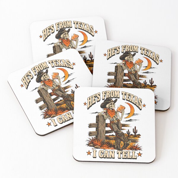 Item preview, Texas Skeleton Cowboy Eating Toast Southern Humor designed and sold by chattsuede.