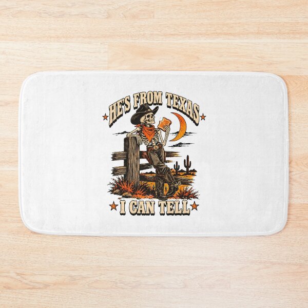 Item preview, Texas Skeleton Cowboy Eating Toast Southern Humor designed and sold by chattsuede.