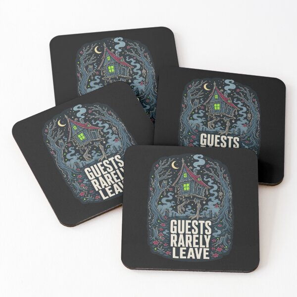 Item preview, Halloween Guests Rarely Leave Haunted House Horror designed and sold by Uglyandcute.