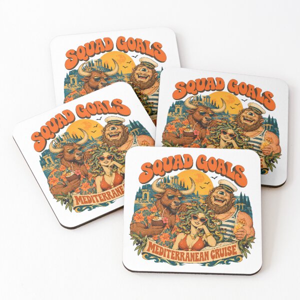 Item preview, Mythology Cruise Monsters Golden Sunset Group Vacationers designed and sold by chattsuede.