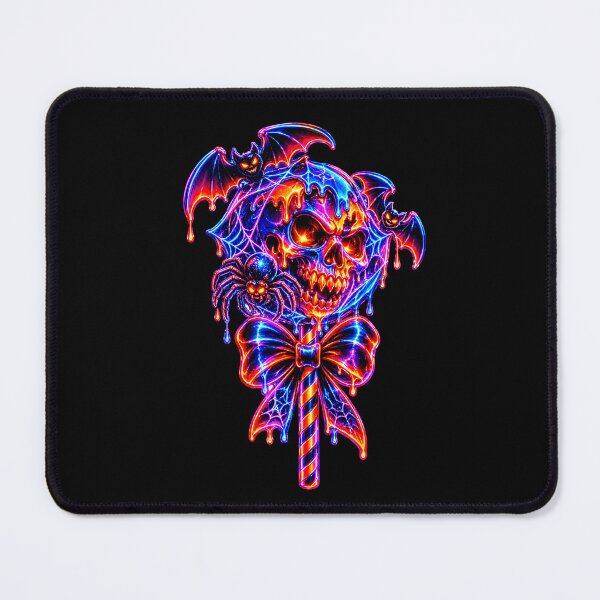 Item preview, Neon Skull Bat Halloween designed and sold by QuiteOrbit.