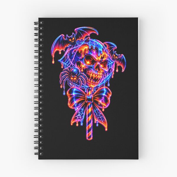 Item preview, Neon Skull Bat Halloween designed and sold by QuiteOrbit.