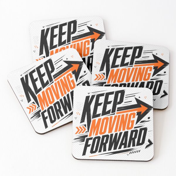 Item preview, Keep Moving Forward Motivational Arrow Typography designed and sold by TibbuTees.