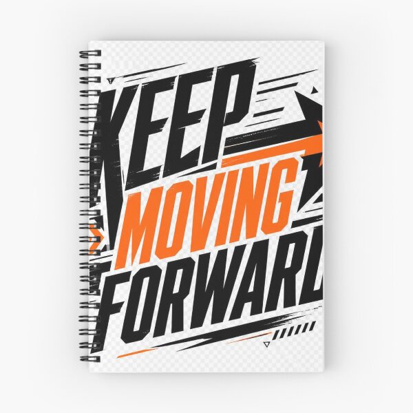 Item preview, Keep Moving Forward Motivational Arrow Typography designed and sold by TibbuTees.