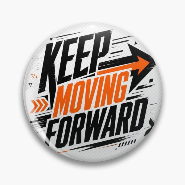 Item preview, Keep Moving Forward Motivational Arrow Typography designed and sold by TibbuTees.