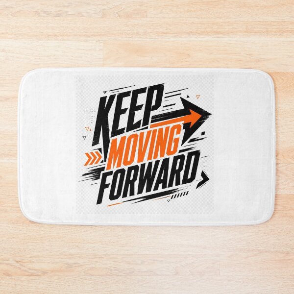 Item preview, Keep Moving Forward Motivational Arrow Typography designed and sold by TibbuTees.