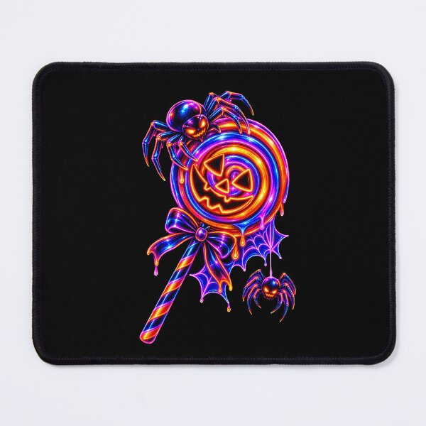 Item preview, Spooky candy Neon Skull and Bats designed and sold by QuiteOrbit.