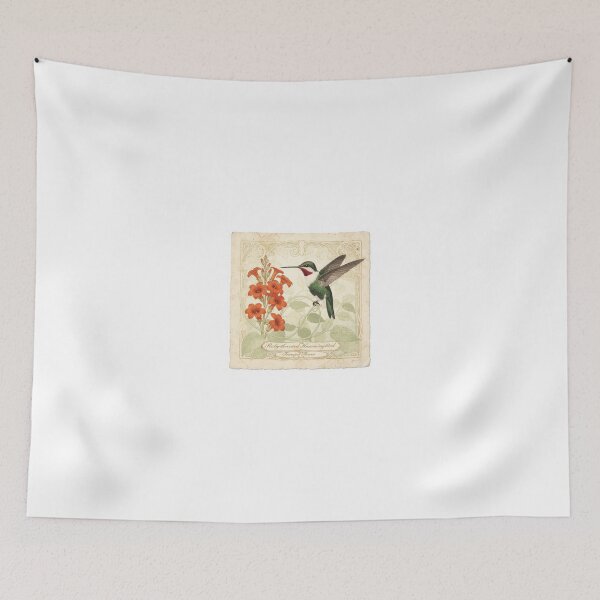 Item preview, Vintage Hummingbird Ornithology Plate designed and sold by PictorialWhimsy.