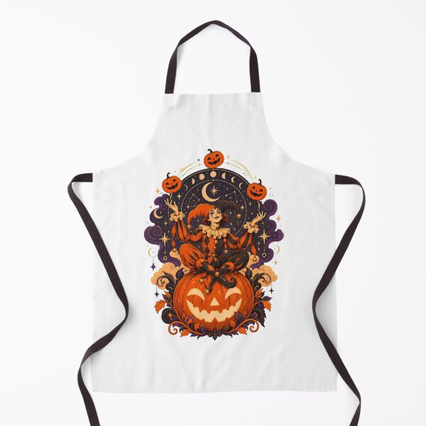 Item preview, Gothic Jester Juggling Pumpkin Celestial Halloween designed and sold by chattsuede.